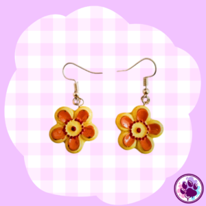 Aretes de Flor (varios colores)