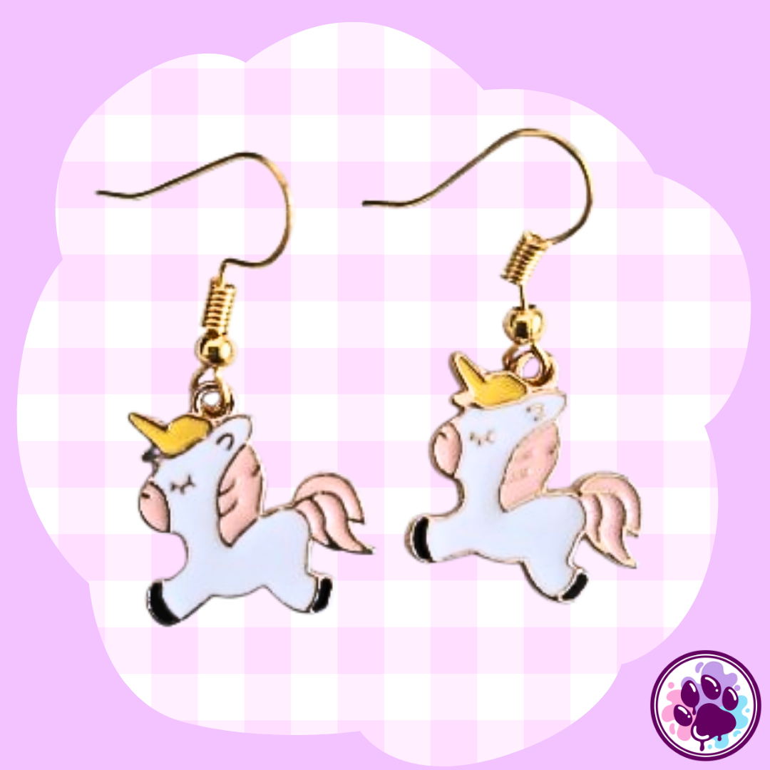Aretes de unicornio