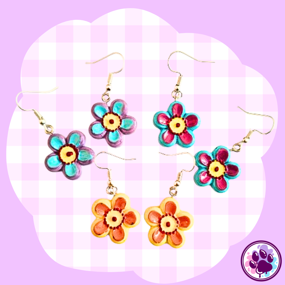 Aretes de flor